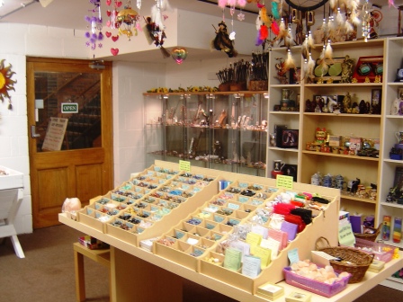 Inside the shop