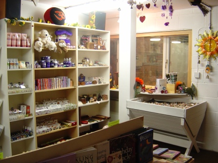 Inside the shop