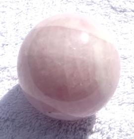 Rose Quartz Crystal Ball-6