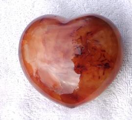 Carnelian Crystal Heart -2